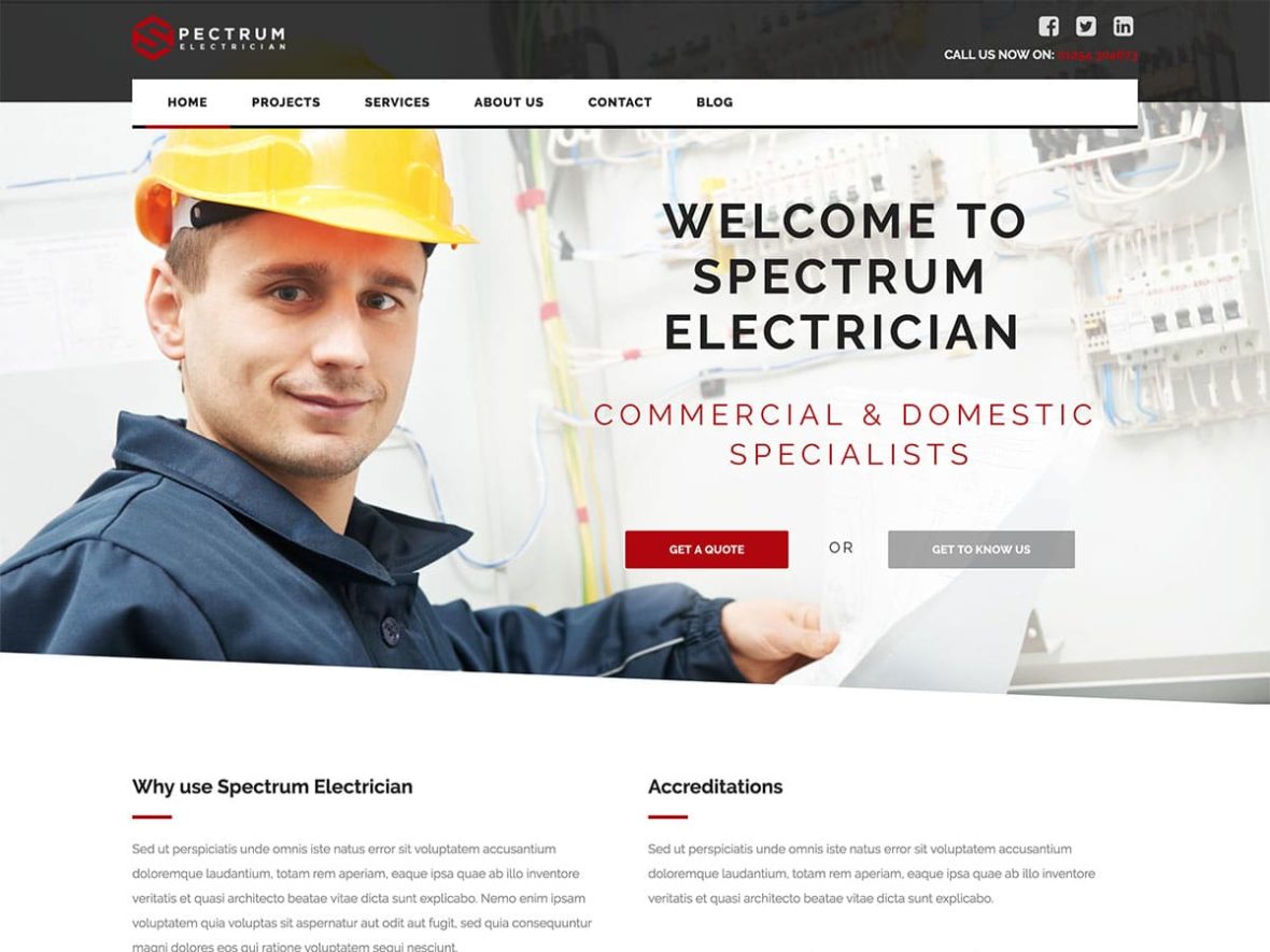 Why WordPress is a great platform for electrician services websites